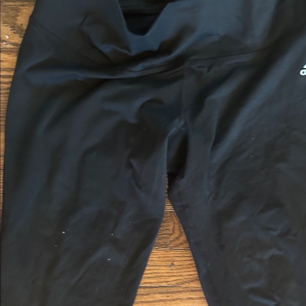 Adidas Women's Black Leggings with Logo - Picture 4 of 4